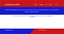 Desktop Screenshot of legendsdigital.com